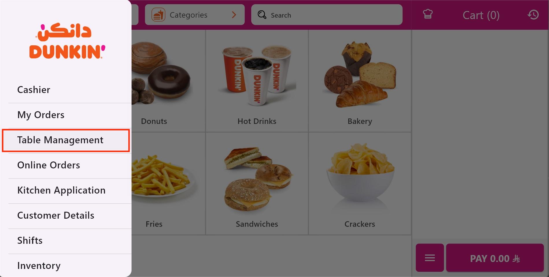 POS Table Management